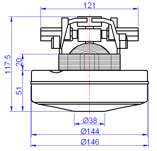Vacuum Cleaner Motors