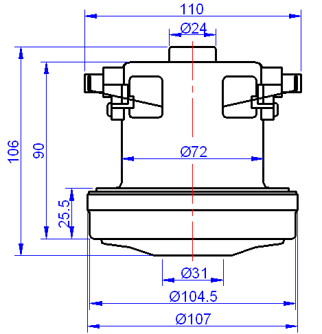 Vacuum Cleaner Motors