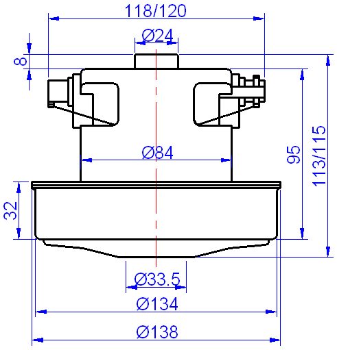 Vacuum Cleaner Motors