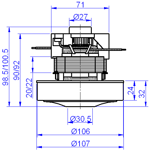 Vacuum Cleaner Motors