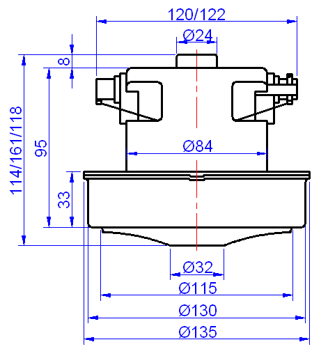 Vacuum Cleaner Motors
